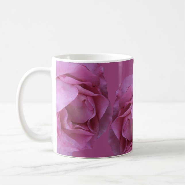 Taza De Café Nombre de personalizable Karen bonito rosa rosa ro (Izquierda)