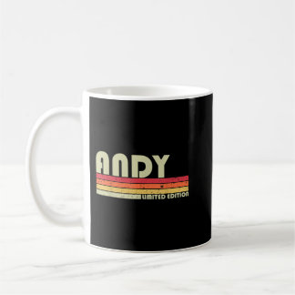Taza De Café Nombre de regalo ANDY Personalizado Funny Retro Vi