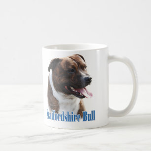 Taza De Café Nombre de Staffordshire bull terrier