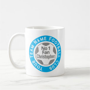 Taza De Café Nombre del club de fútbol en un