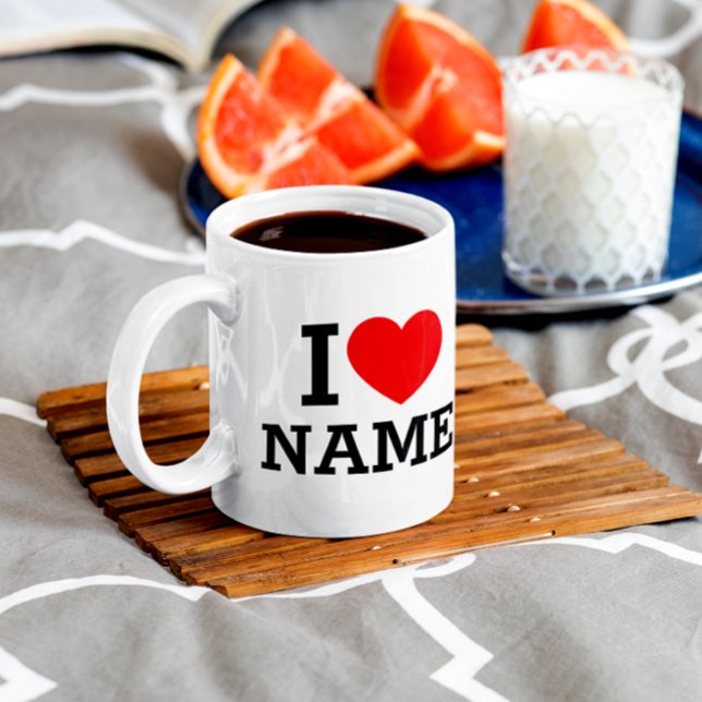 Taza De Café Nombre del corazón (Subido por el creador)