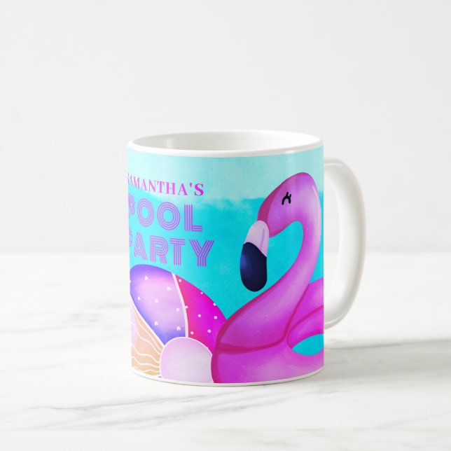Taza De Café Nombre del Fiesta del grupo de cumpleaños (Anverso derecho)