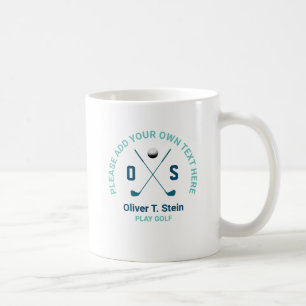 Taza De Café Nombre del golfista