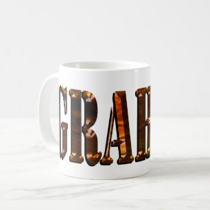 Taza De Café Nombre del naranja Sunset Graham