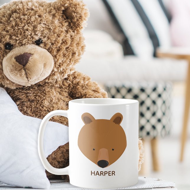 Taza De Café Nombre del oso cutáneo animal (Subido por el creador)