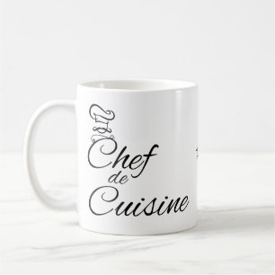 Taza De Café Nombre del Personalizable del chef de cocina