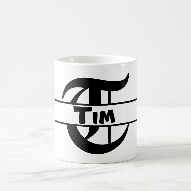 Taza De Café Nombre del personalizar (Centro)