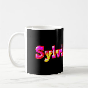 Taza De Café Nombre del sistema rosado