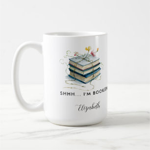 Taza De Café Nombre gracioso del libro Lover Gift Bookish Wildf