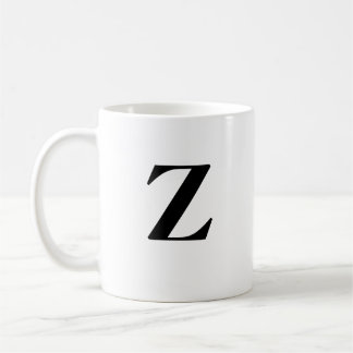 Taza De Café Nombre inicial y personalizado Café Mug