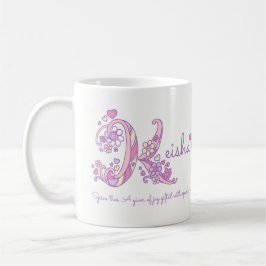 Taza De Café Nombre Keisha que significa pastel decorativo de m