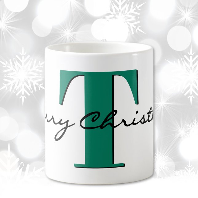 Taza De Café Nombre, May Emerald Green | Feliz Navidad (Subido por el creador)