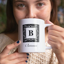 Taza De Café Nombre Monograma Regal Style Mug