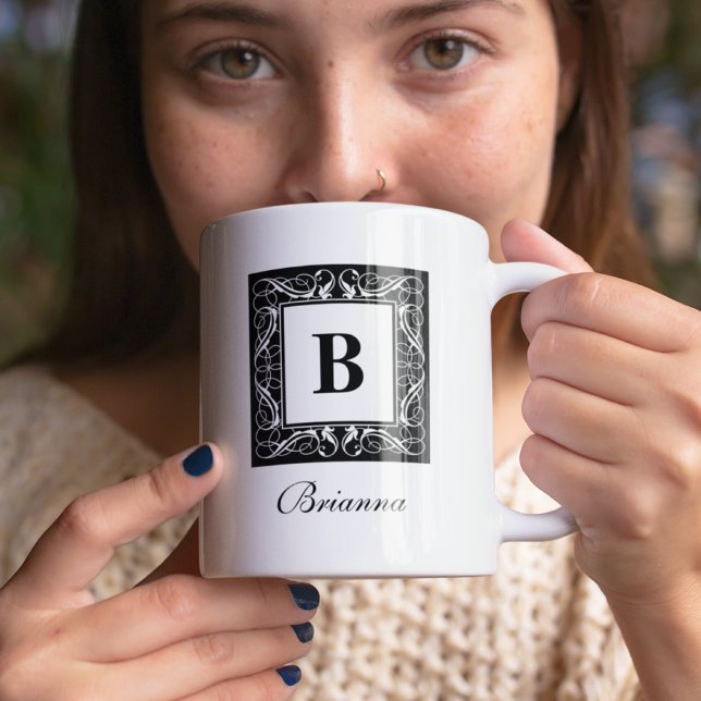 Taza De Café Nombre Monograma Regal Style Mug (Subido por el creador)