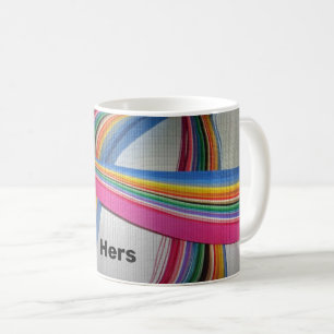 Taza De Café Nombre, Papel colorido para calentar 11oz café Mug