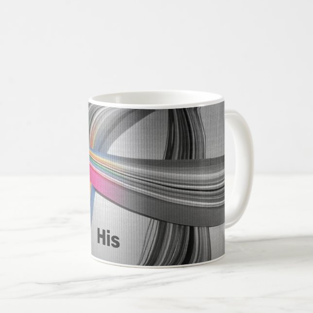 Taza De Café Nombre, patrón de papel de relleno 11oz café Mug (Anverso derecho)