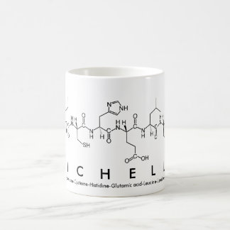 Taza De Café Nombre péptido Michelle mug