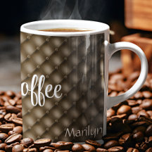 Nombre || Pero, primer café citando a Brown 11 oz