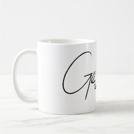 Taza De Café Nombre personalizable 