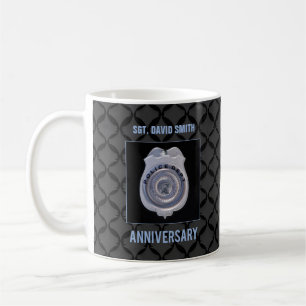 Taza De Café Nombre personalizado, aniversario con Departamento