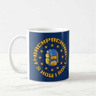 Taza De Café Nombre personalizado BACKPACKING mugs