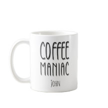 Nombre personalizado Café Maniac - Gracioso