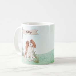 Taza De Café Nombre personalizado Cavalier King Charles Spaniel