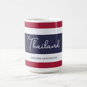 Taza De Café Nombre personalizado Colores de Tailandia