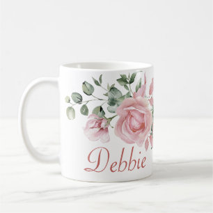 Taza De Café Nombre personalizado cumpleaños de mujeres 