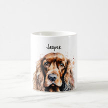 Nombre personalizado de Cocker Spaniel