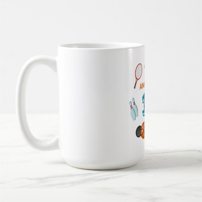 Taza De Café Nombre personalizado de cumpleaños para niños con  (Izquierda)