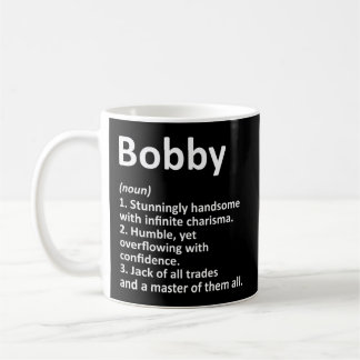 Taza De Café Nombre personalizado de definición de Bobby