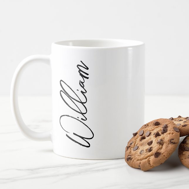 Taza De Café Nombre personalizado de guión moderno (Subido por el creador)