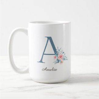 Taza De Café Nombre personalizado de la paro inicial con afirma