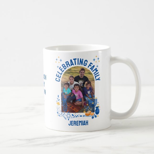Taza De Café Nombre personalizado de la REUNIÓN FAMILIAR DE HAN (Derecha)