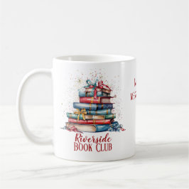 Taza De Café Nombre personalizado de los Navidades del club de
