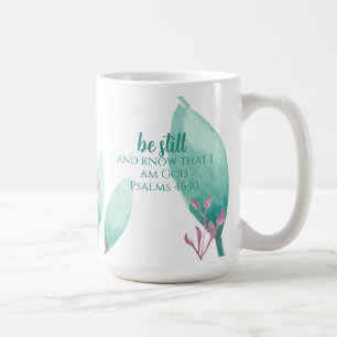Taza De Café Nombre personalizado de los salmos acuáticos moder