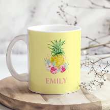 Nombre personalizado de Pineapple Tropical Aloha H