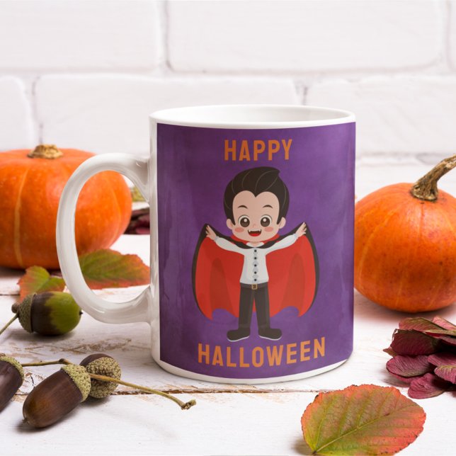 Taza De Café Nombre personalizado de vampiro de disfraces de Ha (Subido por el creador)