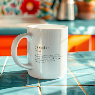 Taza De Café Nombre Personalizado Definición Personalizada   3 