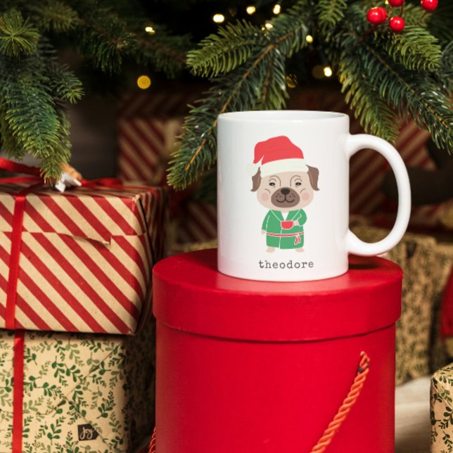 Taza De Café Nombre personalizado del Bulldog de café matutino  (Subido por el creador)