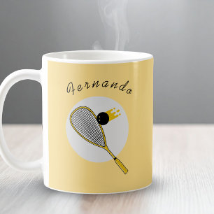 Taza De Café Nombre personalizado del entrenador del jugador de