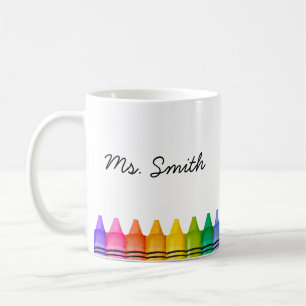 Taza De Café Nombre personalizado del nuevo regalo de profesor 