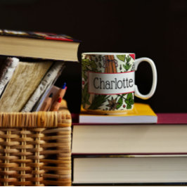 Taza De Café Nombre personalizado del patrón de especias