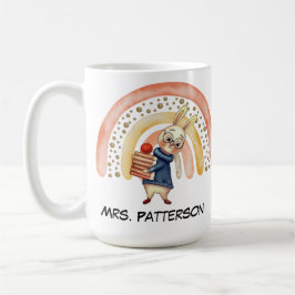 Taza De Café Nombre personalizado del profesor regalo Mug Cute