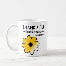 Taza De Café Nombre personalizado del regalo de agradecimiento 