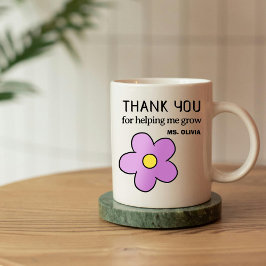 Taza De Café Nombre personalizado del regalo de agradecimiento 