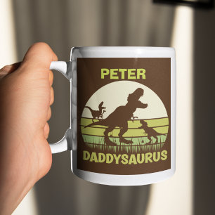 Taza De Café Nombre personalizado del regalo del día del padre