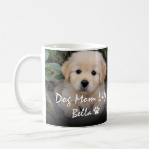 Taza De Café Nombre personalizado Diseño de vida de mamá de per
