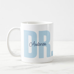 Taza De Café Nombre Personalizado Doctor Graduación Doctorado